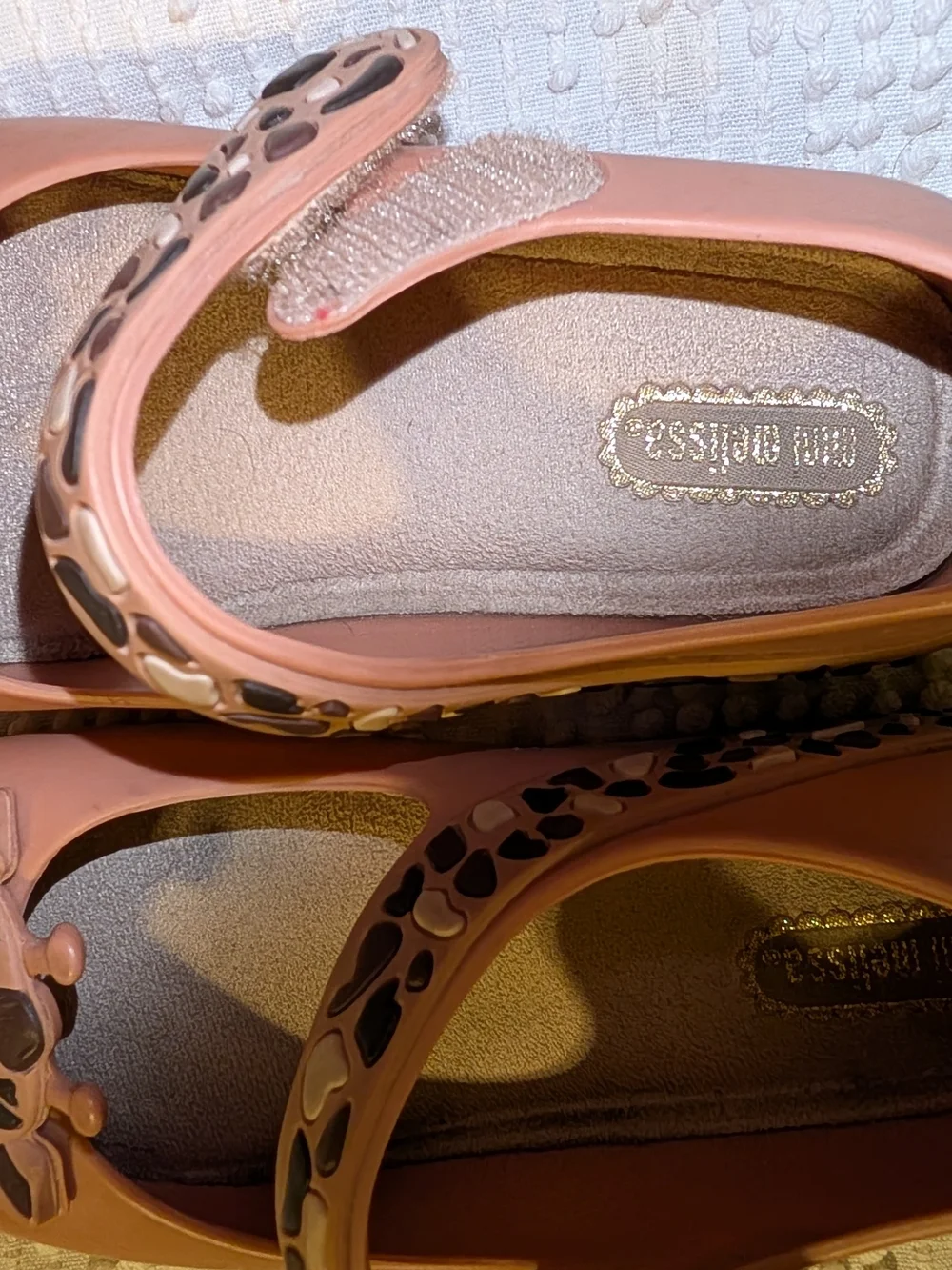 Box#6 Mini Melissa Giraffe Mary Jane Shoes